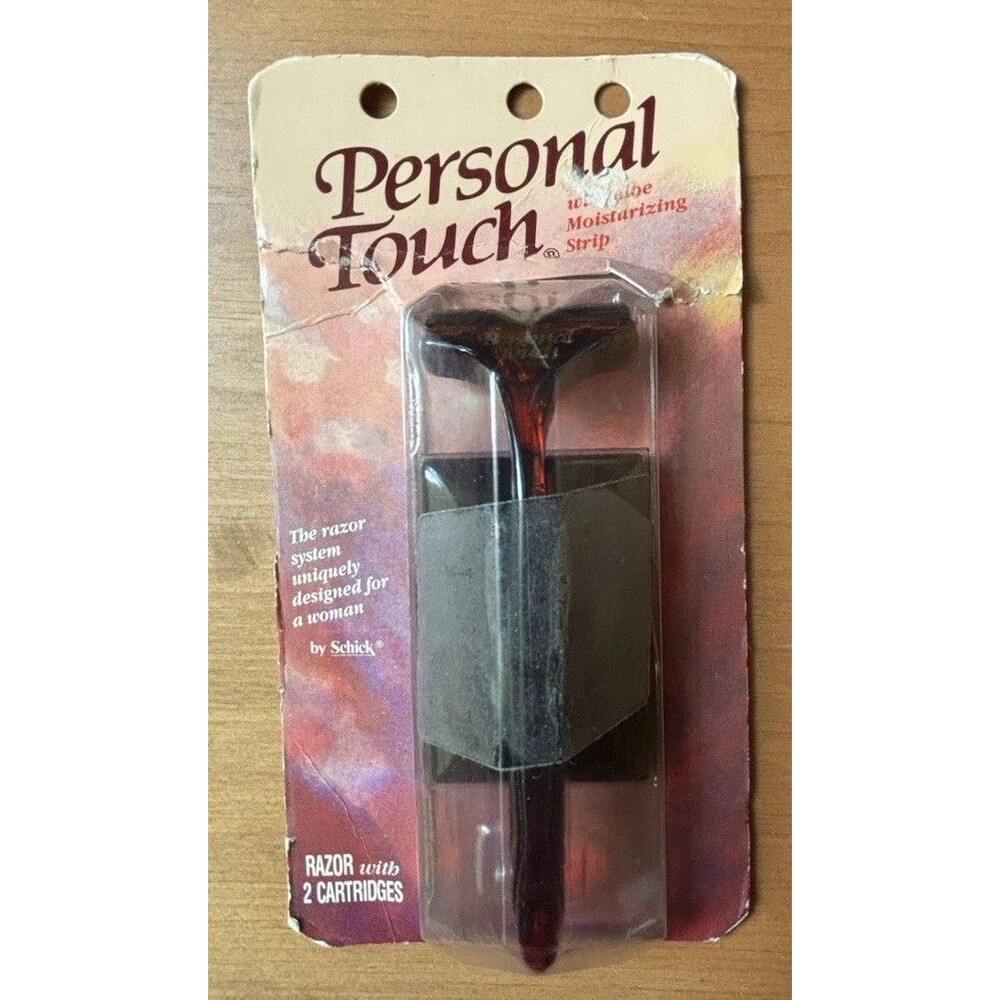 Vintage Schick Personal Touch Razor with Aloe Strip New and Unopened 1990